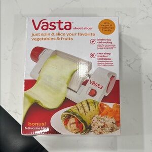 Vasta Sheet Vegetable and Fruit Slicer NEW